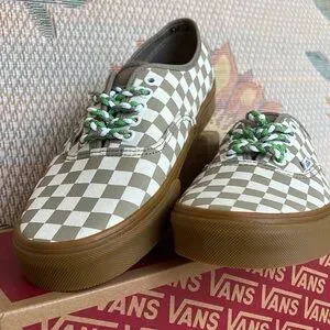 スニーカー ^VANS^ Authentic Checkerboard Moon Lock VN0009PVCH81 Vans Checkerboard Authentic Sneakers Skate Shoes Moon Rock